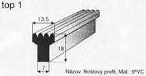 Roštový profil